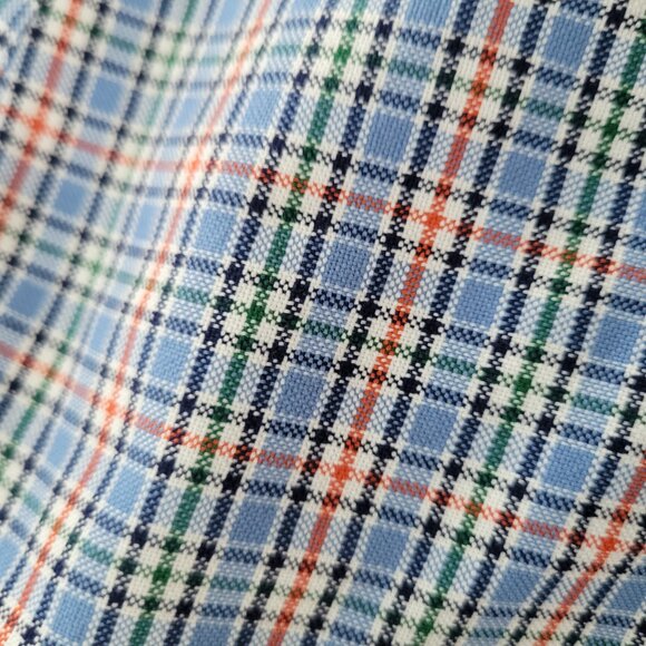 Ralph Lauren Checked Cotton Poplin Oxford Dress Shirt Red Blue 3XB 3XL - Picture 12 of 12